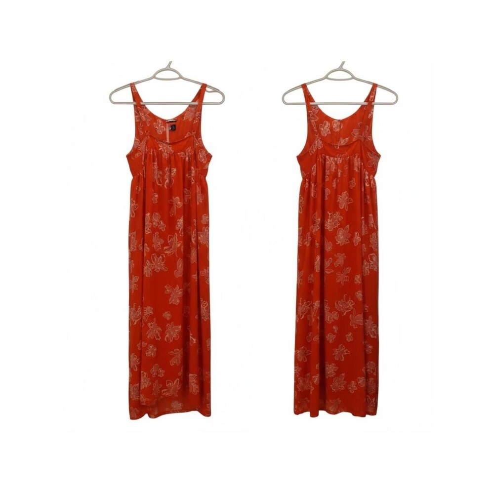 Maxi Dress Floral Sleeveless Casual